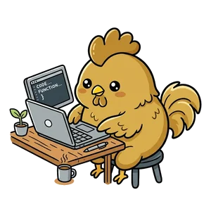 Chibi Rooster Coding